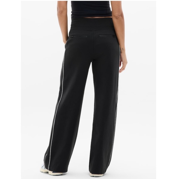 Athleta Venice Stripe Black Wide Leg Pants - Picture 4 of 12